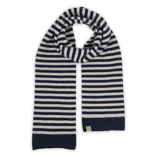 SCARVES - FLEMMING - PREMIUM AUSTRALIAN LAMBSWOOL - Navy Blue - 