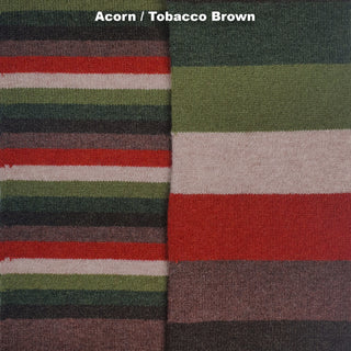 SCARVES - NO. 1 - PREMIUM AUSTRALIAN LAMBSWOOL - Acorn / Tobacco Brown - 