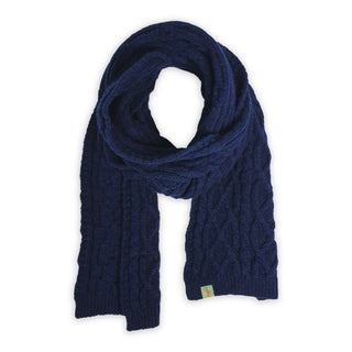 SCARVES - BRIOCHE - PREMIUM AUSTRALIAN LAMBSWOOL - Regatta Blue - 