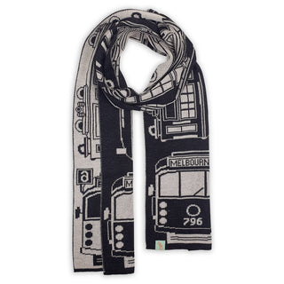 SCARVES - TRAM I AM - EXTRA FINE MERINO WOOL -  - 