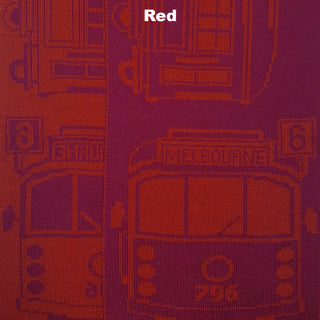 SCARVES - TRAM I AM - EXTRA FINE MERINO WOOL - Red - 