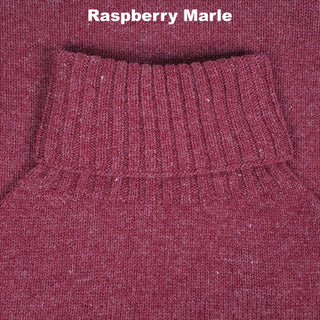 PONCHOS - AMELIE - LAMBSWOOL - Raspberry Marle - 