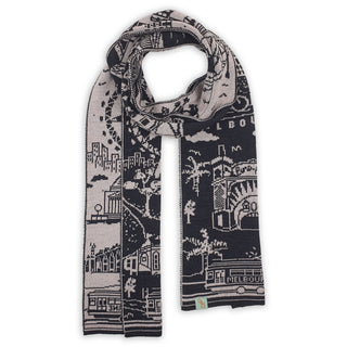 SCARVES - MELBOURNE - EXTRA FINE MERINO WOOL -  - 