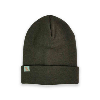 BEANIES - BASE - EXTRAFINE MERINO WOOL - Dk Olive Green - 