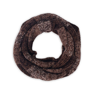 SCARVES - CHUNKY MONKEY LOOP - PREMIUM AUSTRALIAN LAMBSWOOL - Brown - 