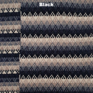 SCARVES - PLUMMET - PREMIUM AUSTRALIAN LAMBSWOOL - Black - 