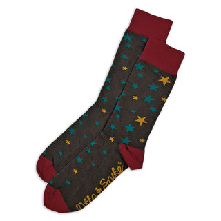 SOCKS - STARMAN - AUSTRALIAN COTTON - Chocolate - S / 2-8