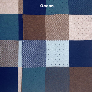 BLANKETS - HAMPTON - LAMBSWOOL - Ocean - S