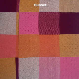BLANKETS - HAMPTON - LAMBSWOOL - Sunset - S