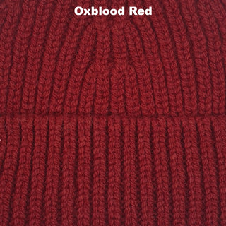 BEANIES - GOLDFISH - LAMBSWOOL - Oxblood Red -