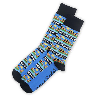 SOCKS - TOOT TOOT - AUSTRALIAN COTTON - Day - S / 2-8