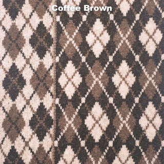 SCARVES - AH-SMILE - LAMBSWOOL - Coffee Brown -