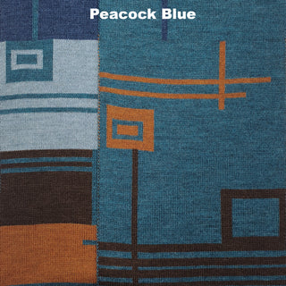 SCARVES - CIRCUIT - MERINO - Peacock Blue -