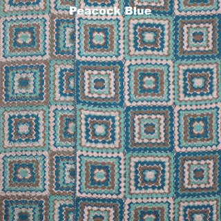 SCARVES - CLUSTER - MERINO - Peacock Blue -