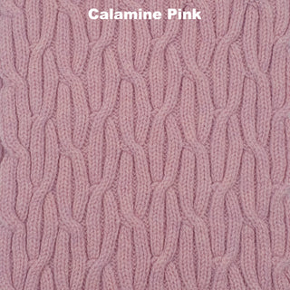 SCARVES - FINE VINE - LAMBSWOOL - Calamine Pink -