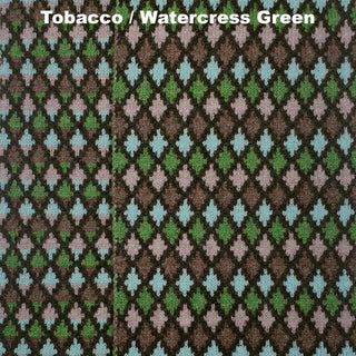 SCARVES - GALAGA - LAMBSWOOL - Tobacco / Watercress Green -