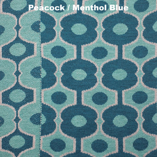 SCARVES - MOTEL - MERINO - Peacock / Menthol Blue -