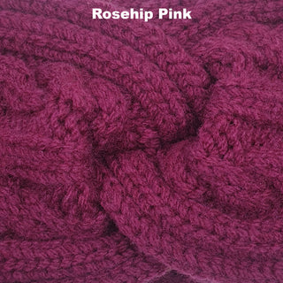 BEANIES - PRIMABELLE HEADBAND - LAMBSWOOL - Rosehip Pink -