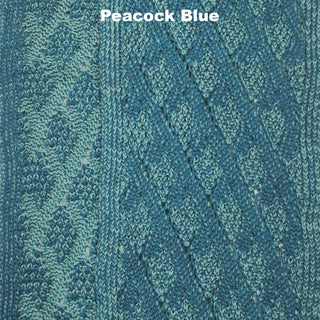 SCARVES - SEGGOVIA - MERINO - Peacock Blue -