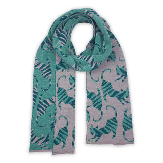 SCARVES - TIGER CAT - MERINO - -