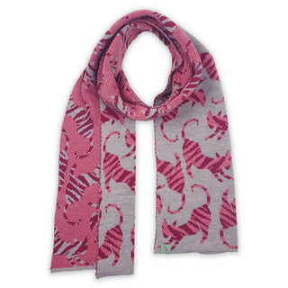 SCARVES - TIGER CAT - MERINO - -