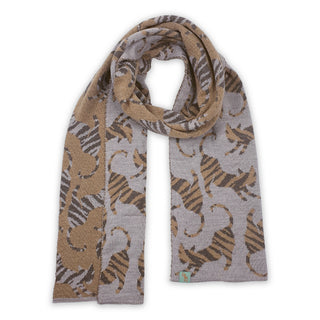SCARVES - TIGER CAT - MERINO - -