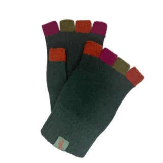 GLOVES - FABULOUS FAGINS - FINGERLESS - LAMBSWOOL - -