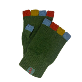 GLOVES - FABULOUS FAGINS - FINGERLESS - LAMBSWOOL - -