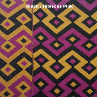 BLANKETS - JIGGLE - MERINO - Black / Hibiscus Pink - Extra Small