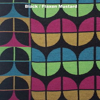 BLANKETS - TULIP - MERINO - Black / Flaxen Mustard - Extra Small