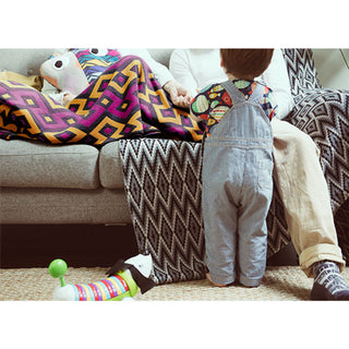 BLANKETS - JIGGLE - MERINO - -