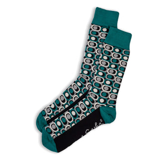 SOCKS - EYESORE - AUSTRALIAN COTTON - Teal - S / 2-8