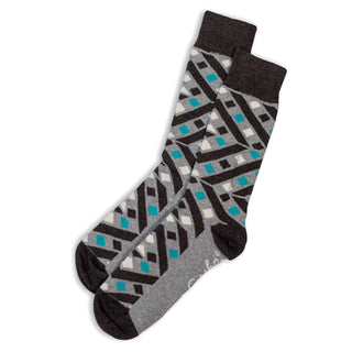 SOCKS - HELTER SKELTER - AUSTRALIAN COTTON - Grey Marle - S / 2-8