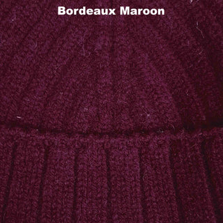 BEANIES - PICO - PREMIUM AUSTRALIAN LAMBSWOOL - Bordeaux Maroon - 