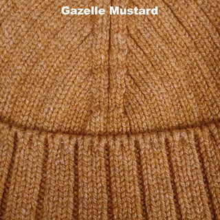 BEANIES - PICO - PREMIUM AUSTRALIAN LAMBSWOOL - Gazelle Mustard - 