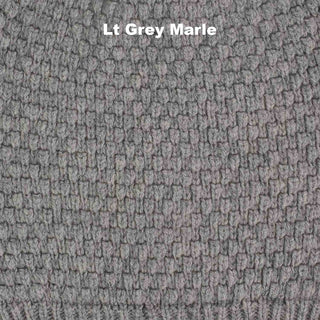 BEANIES - STEVIE - PREMIUM AUSTRALIAN LAMBSWOOL - Lt Grey Marle - 