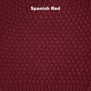 BEANIES - STEVIE - PREMIUM AUSTRALIAN LAMBSWOOL - Spanish Red - 