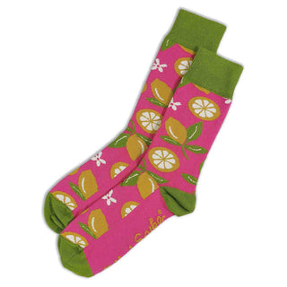 SOCKS - LEMONADE - AUSTRALIAN COTTON - Rose - L / 11-14