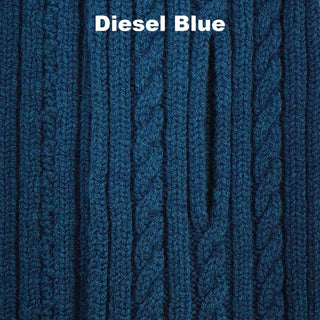 SCARVES - PRIMA SCARFETTE - PREMIUM AUSTRALIAN LAMBSWOOL - Diesel Blue - 