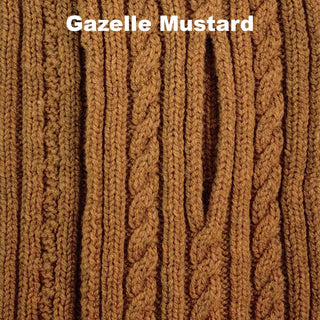 SCARVES - PRIMA SCARFETTE - PREMIUM AUSTRALIAN LAMBSWOOL - Gazelle Mustard - 