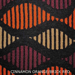 SCARVES - RUSTY CAGE - MERINO - Cinnamon Orange / Brick Red -