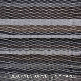 SCARVES - TUMBLE - MERINO - Black / Hickory Brown / Lt Grey Marle -