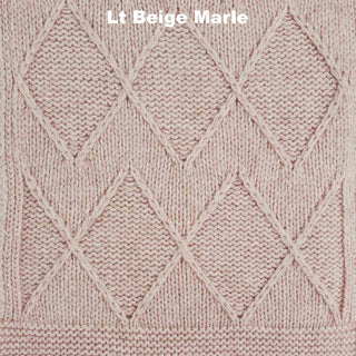 SCARVES - STARLIGHT - PREMIUM AUSTRALIAN LAMBSWOOL - Lt Beige Marle - 