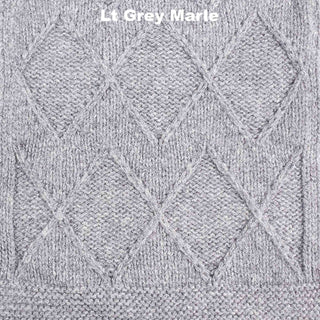 SCARVES - STARLIGHT - PREMIUM AUSTRALIAN LAMBSWOOL - Lt Grey Marle - 