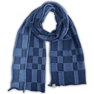 SCARVES - GENTLE - EXTRA FINE MERINO WOOL - Indigo Blue - 