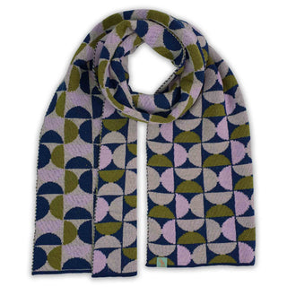 SCARVES - KINKY - EXTRA FINE MERINO WOOL - Indigo/Sage - 