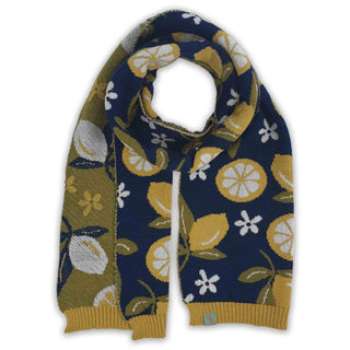 SCARVES - LEMONADE - EXTRA FINE MERINO WOOL - Indigo - 