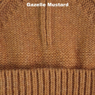 BEANIES - SCUD - PREMIUM AUSTRALIAN LAMBSWOOL - Gazelle Mustard - 