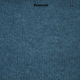 PONCHOS - BLUEBIRD - MERINO - Peacock Blue -