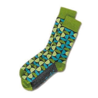 SOCKS - KINKY - AUSTRALIAN COTTON - Green - S / 2-8